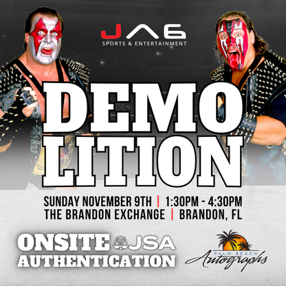 DEMOLITION AUTOGRAPH EVENT - Nashville (The Mall at Green Hills) In-Store Public Signing - November 9th, 2025