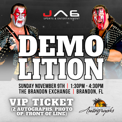 DEMOLITION AUTOGRAPH EVENT - Nashville (The Mall at Green Hills) In-Store Public Signing - November 9th, 2025