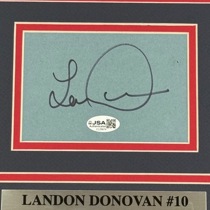 Landon Donovan Autographed United States Men's National Team Signature Series Frame - JSA