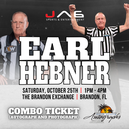 EARL HEBNER AUTOGRAPH EVENT - Tampa (Brandon Exchange) In-Store Public Signing - October 25th, 2025