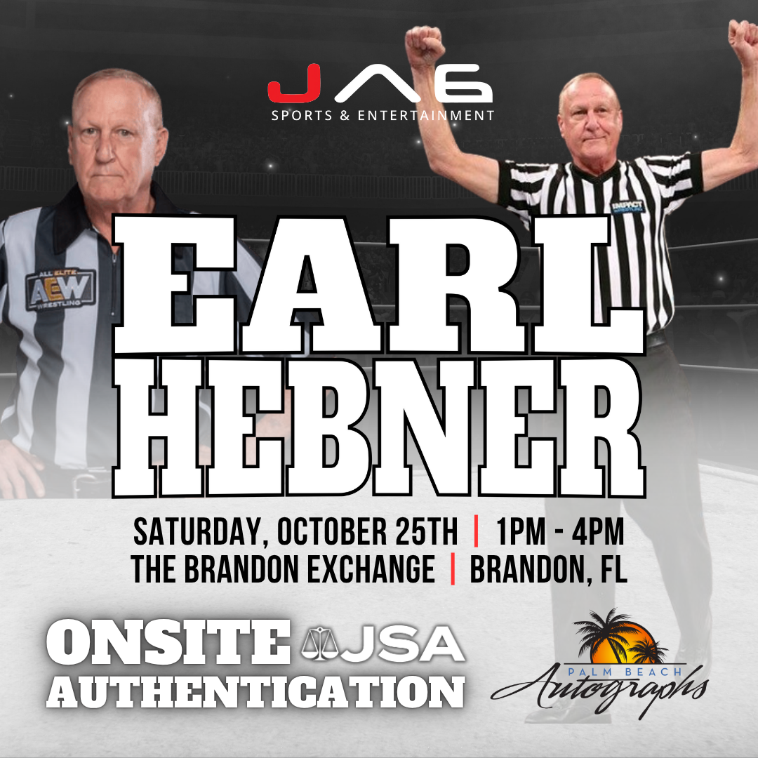 EARL HEBNER AUTOGRAPH EVENT - Tampa (Brandon Exchange) In-Store Public Signing - October 25th, 2025