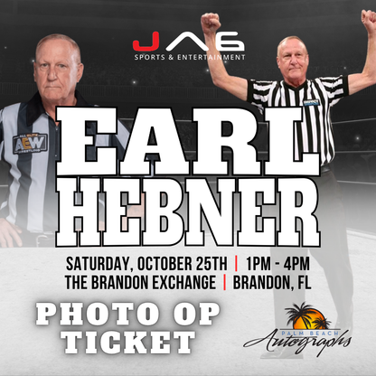 EARL HEBNER AUTOGRAPH EVENT - Tampa (Brandon Exchange) In-Store Public Signing - October 25th, 2025