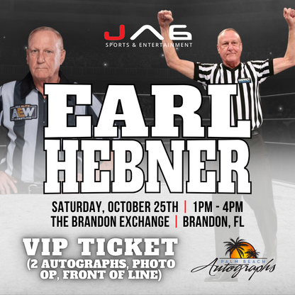 EARL HEBNER AUTOGRAPH EVENT - Tampa (Brandon Exchange) In-Store Public Signing - October 25th, 2025