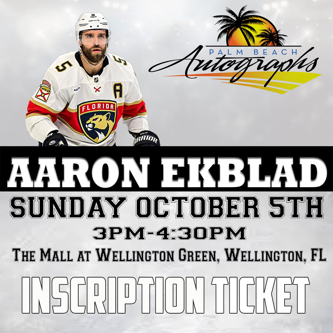 AARON EKBLAD AUTOGRAPH EVENT - Wellington (The Mall at Wellington Green) In-Store Public Signing - October 5th, 2025