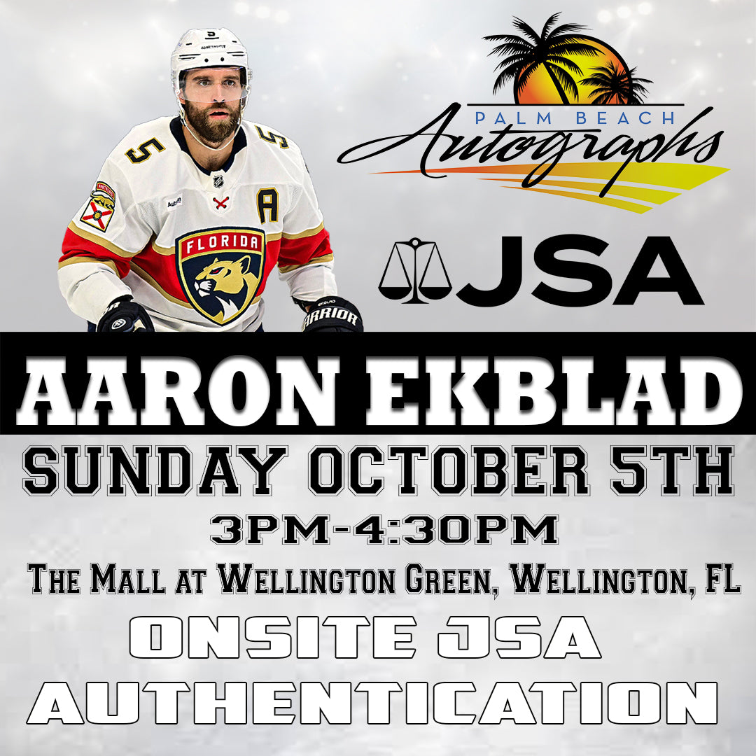 AARON EKBLAD AUTOGRAPH EVENT - Wellington (The Mall at Wellington Green) In-Store Public Signing - October 5th, 2025