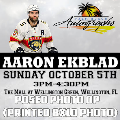 AARON EKBLAD AUTOGRAPH EVENT - Wellington (The Mall at Wellington Green) In-Store Public Signing - October 5th, 2025