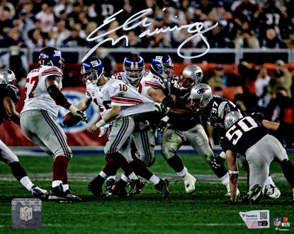 Eli Manning Autographed New York Giants (SB XLII Great Escape) 8x10 Photo - Fanatics