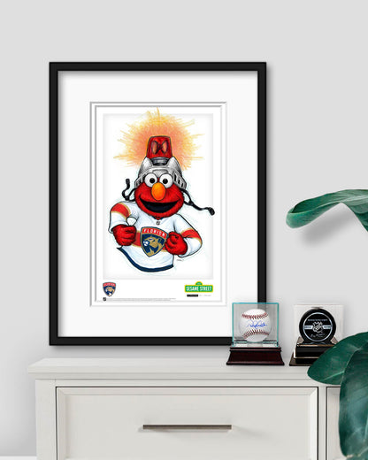 Elmo Loves Goals! x NHL Panthers Limited Edition Art Print