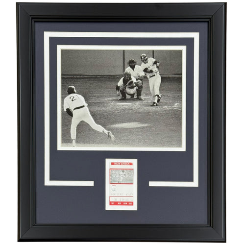 Bucky Dent New York Yankees 8x10 Photo Deluxe Framed with ALCS Replica Game Ticket