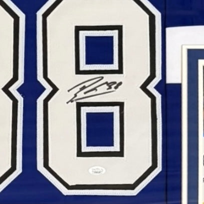 Brandon Hagel Autographed Tampa Bay Lightning (Blue #38) Deluxe Framed Jersey - JSA