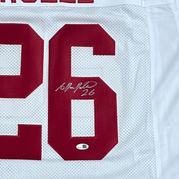 Antrel Rolle Autographed New York (White #26) Custom Jersey -JSA