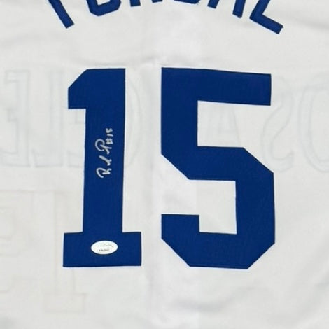 Rafael Furcal Autographed Los Angeles (White #15) Custom Stitched Jersey - JSA