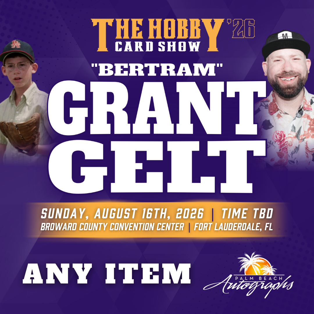 THE SANDLOT CAST In-Person Autograph Event at THE HOBBY CARD SHOW Public Signing Event - August 16th, 2026