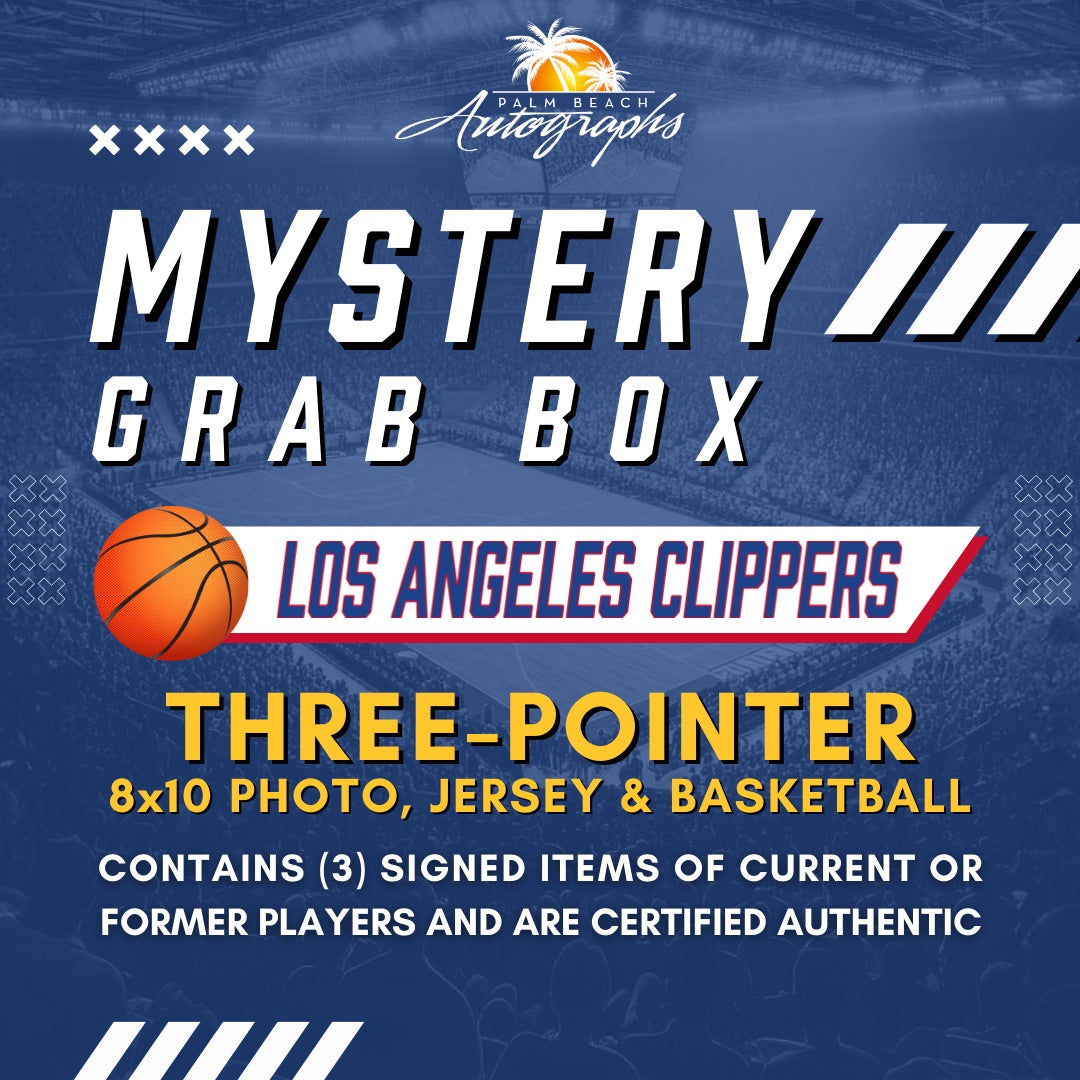 Mystery Grab Box - Los Angeles Clippers NBA Basketball Autographed 3 Pointer Box
