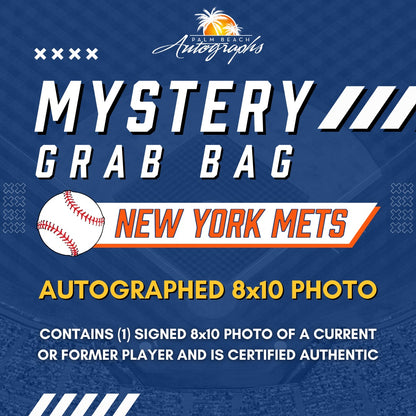 Mystery Grab Bag - New York Mets MLB 8x10 Autographed Photo