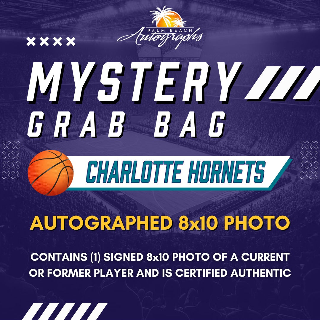 Mystery Grab Bag - Charlotte Hornets NBA Basketball 8x10 Autographed Photo
