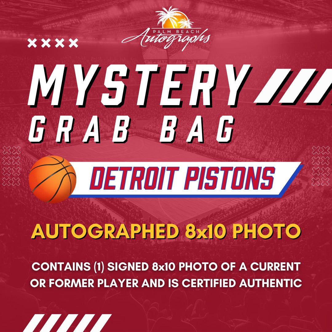 Mystery Grab Bag - Detroit Pistons NBA Basketball 8x10 Autographed Photo