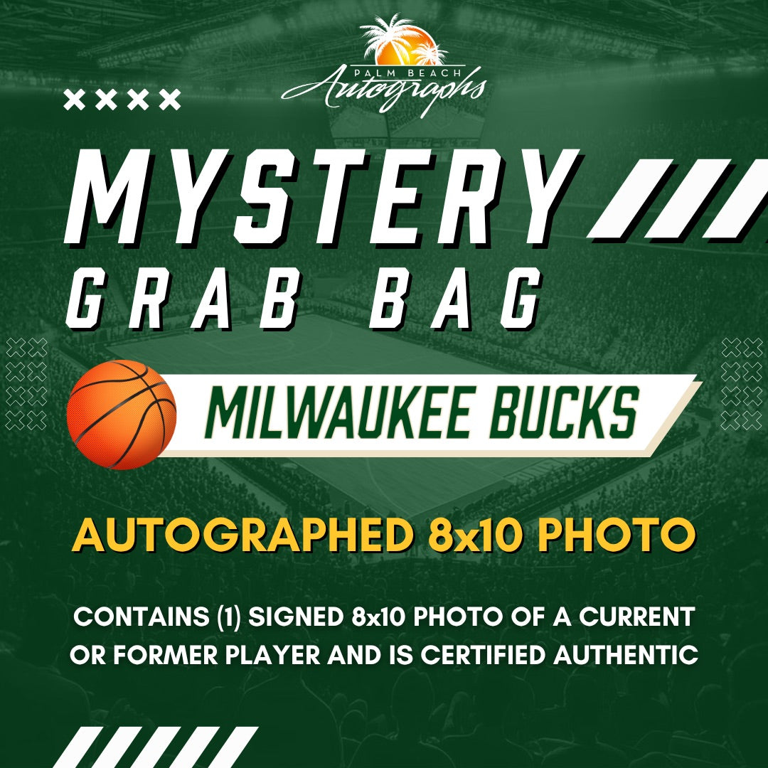 Mystery Grab Bag - Milwaukee Bucks NBA Basketball 8x10 Autographed Photo