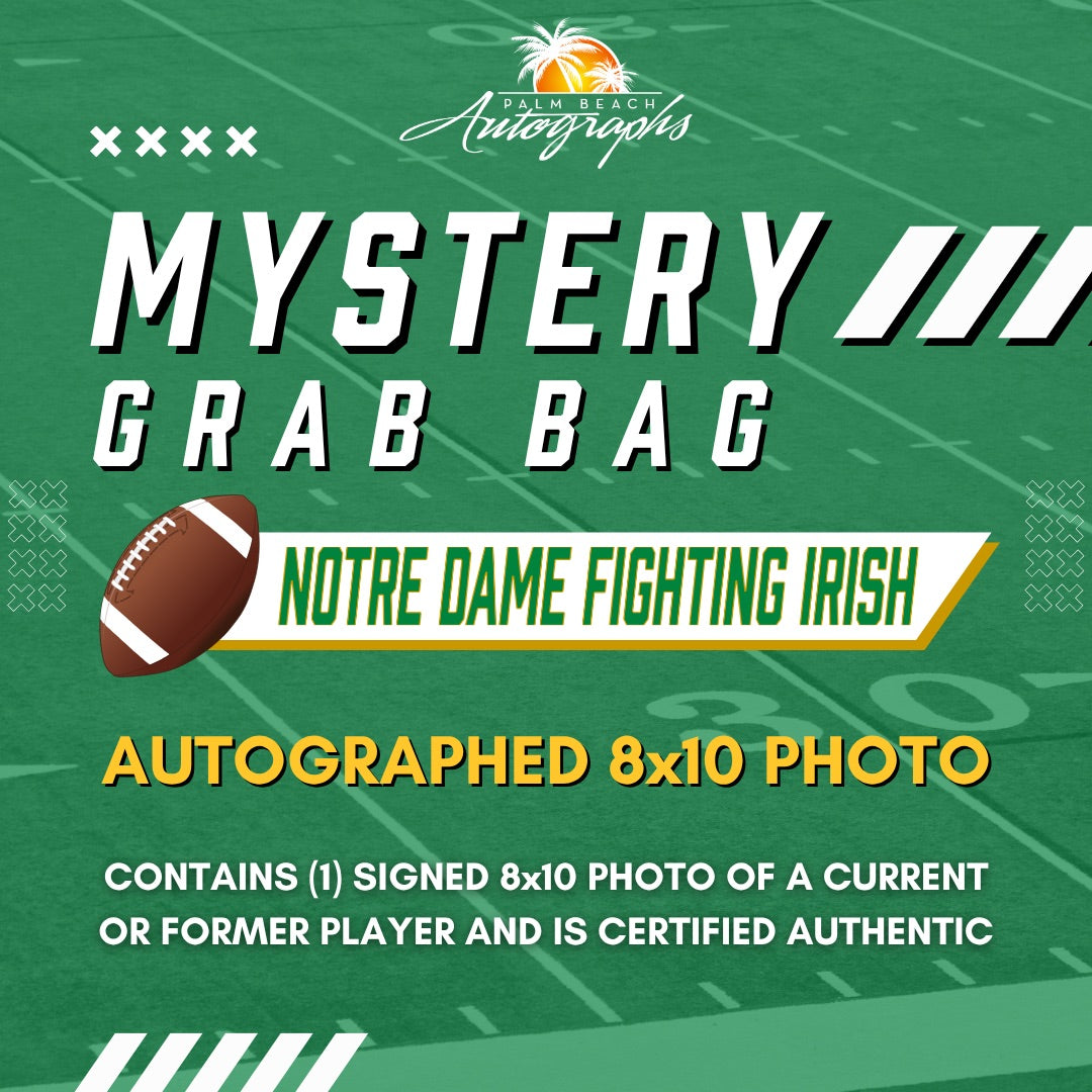 Mystery Grab Bag - Notre Dame Fighting Irish NCAA Football 8x10 Autographed Photo