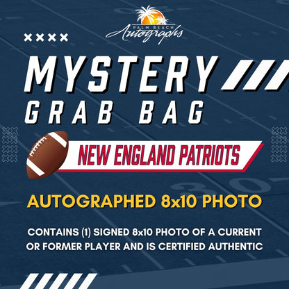 Mystery Grab Bag - New England Patriots NFL 8x10 Autographed Photo