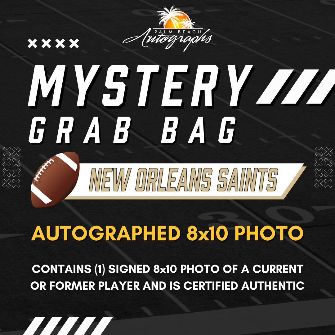 Mystery Grab Bag - New Orleans Saints NFL Football 8x10 Autographed Photo