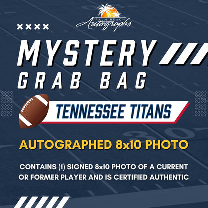 Mystery Grab Bag - Tennessee Titans NFL 8x10 Autographed Photo