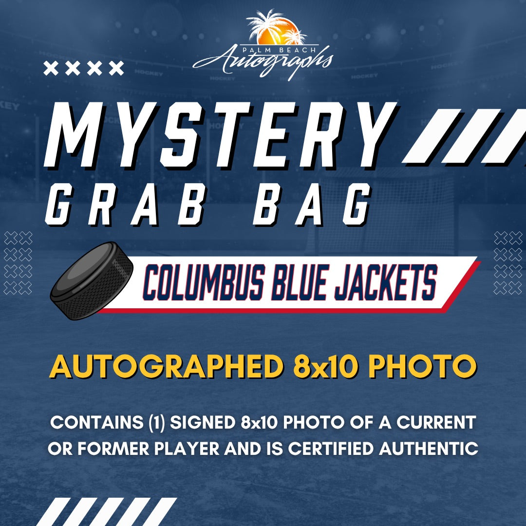 Mystery Grab Bag - Columbus Blue Jackets NHL Hockey 8x10 Autographed Photo