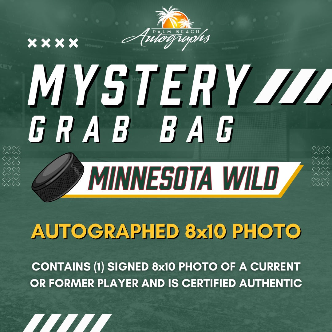 Mystery Grab Bag - Minnesota Wild NHL Hockey 8x10 Autographed Photo