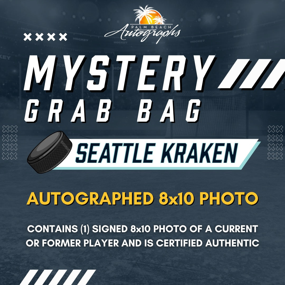 Mystery Grab Bag - Seattle Kraken NHL Hockey 8x10 Autographed Photo