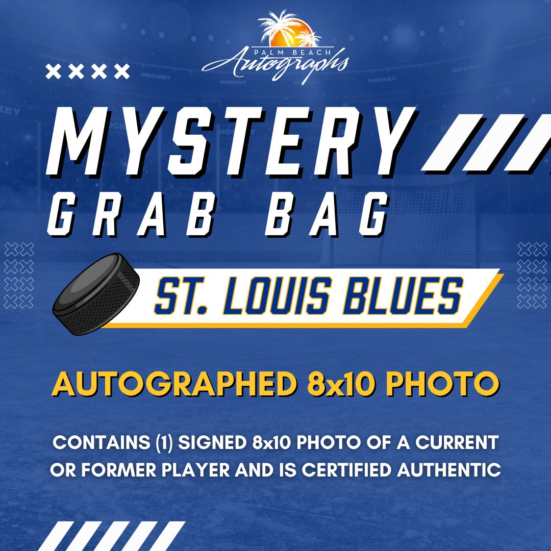 Mystery Grab Bag - St. Louis Blues NHL Hockey 8x10 Autographed Photo