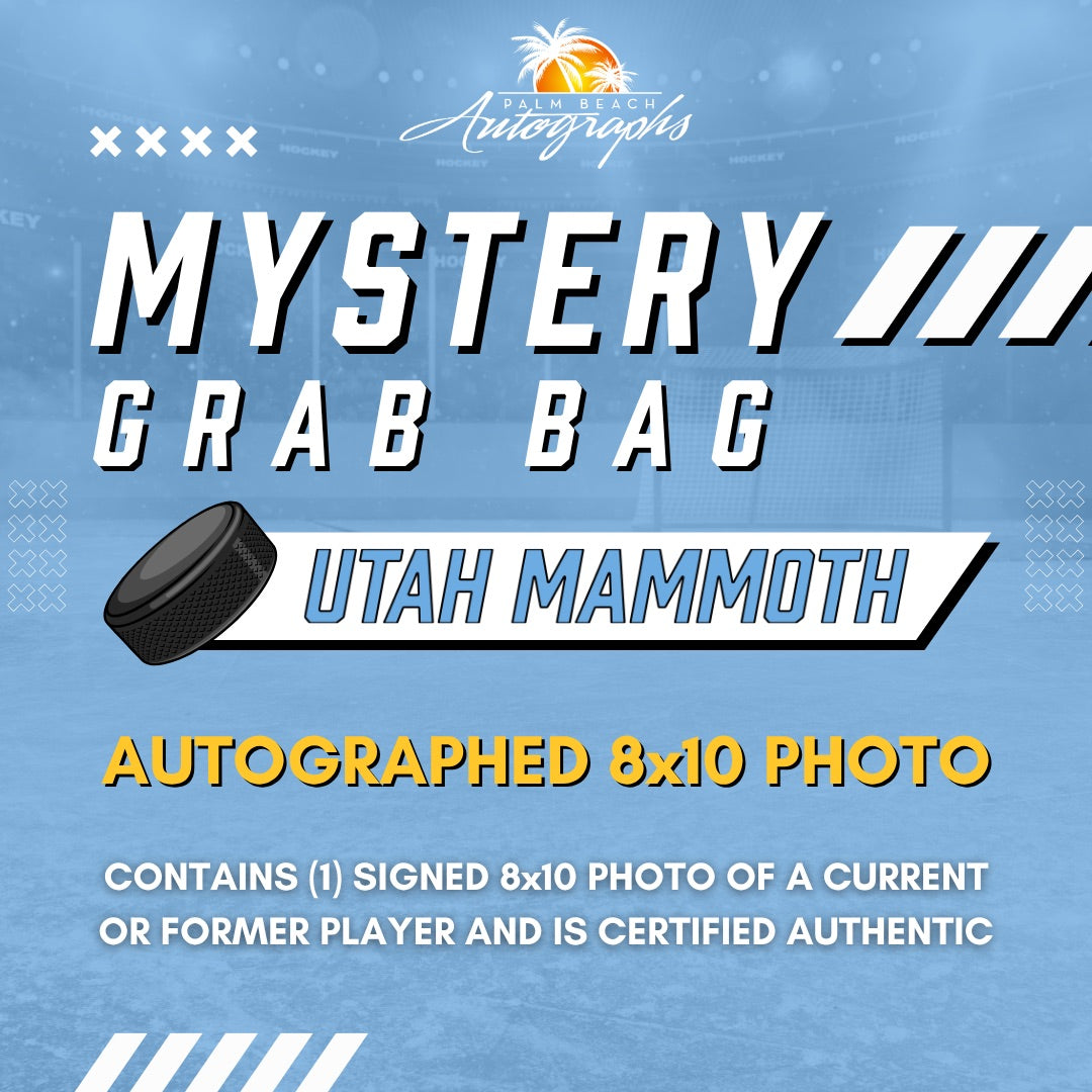 Mystery Grab Bag - Utah Mammoth NHL Hockey 8x10 Autographed Photo