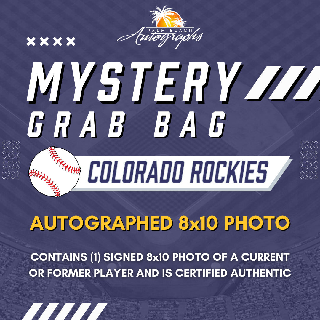 Mystery Grab Bag - Colorado Rockies MLB 8x10 Autographed Photo