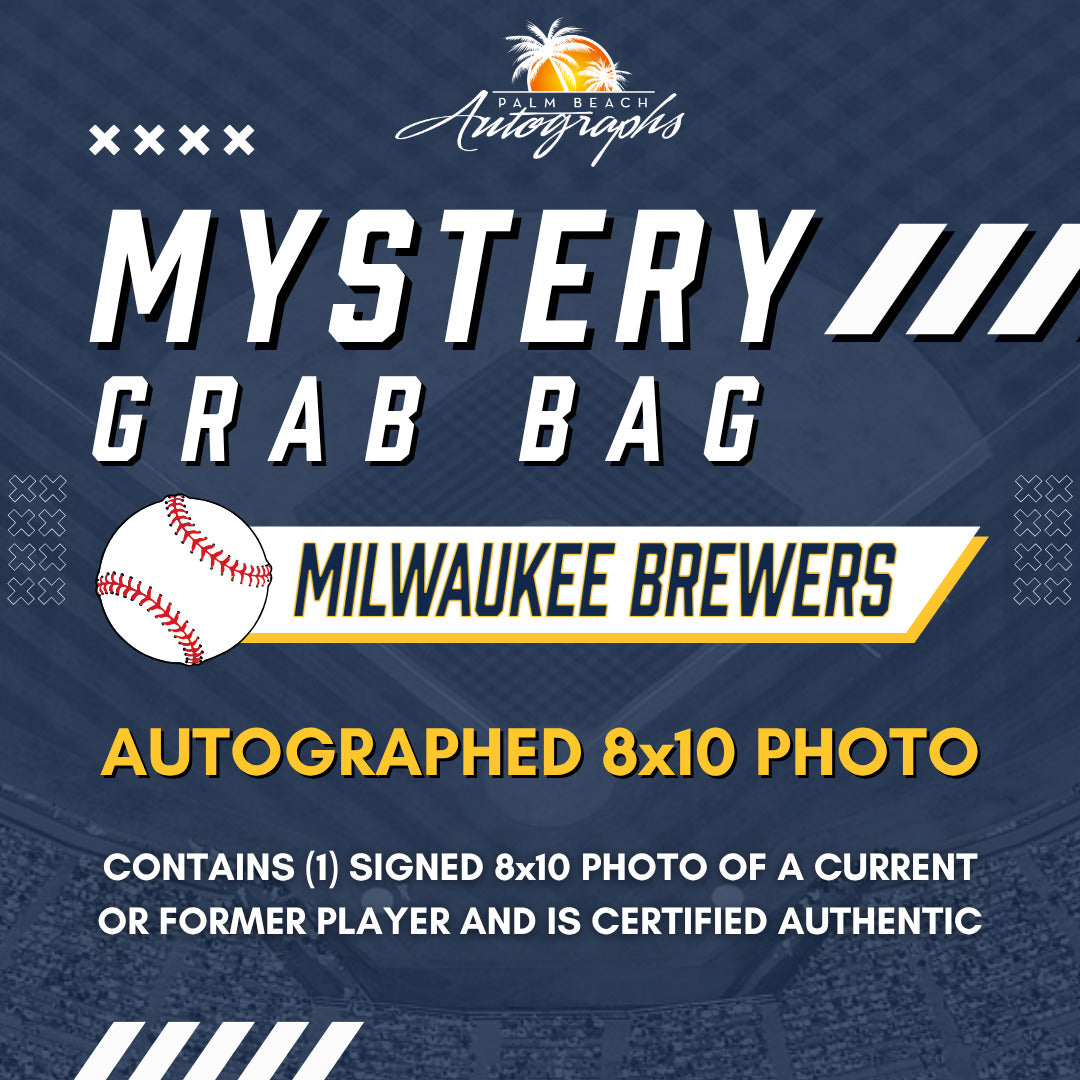 Mystery Grab Bag - Milwaukee Brewers MLB 8x10 Autographed Photo