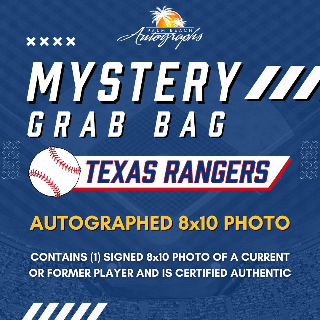 Mystery Grab Bag - Texas Rangers MLB 8x10 Autographed Photo