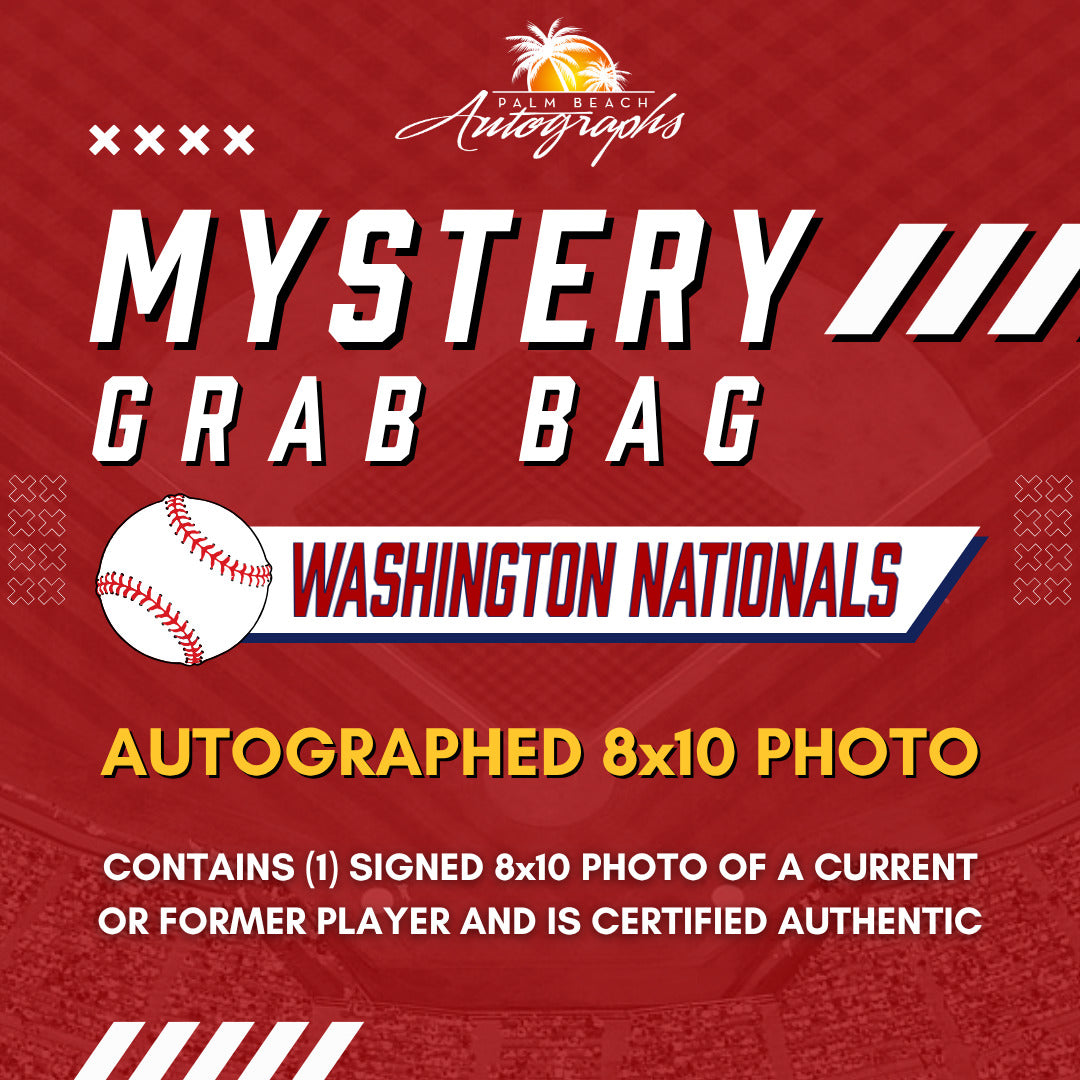 Mystery Grab Bag - Washington Nationals MLB 8x10 Autographed Photo