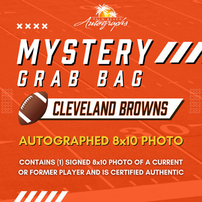 Mystery Grab Bag - Cleveland Browns NFL 8x10 Autographed Photo