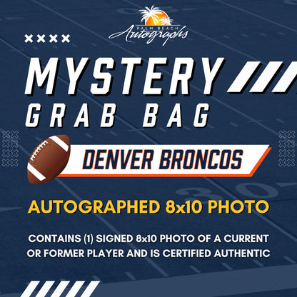 Mystery Grab Bag - Denver Broncos NFL 8x10 Autographed Photo