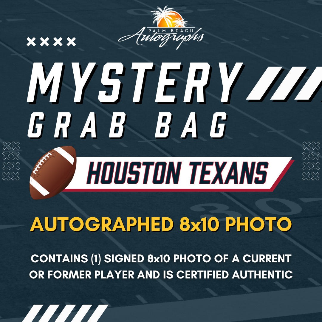 Mystery Grab Bag - Houston Texans NFL Football 8x10 Autographed Photo