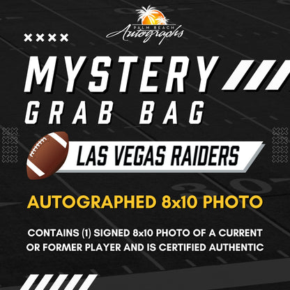 Mystery Grab Bag - Las Vegas Raiders NFL 8x10 Autographed Photo