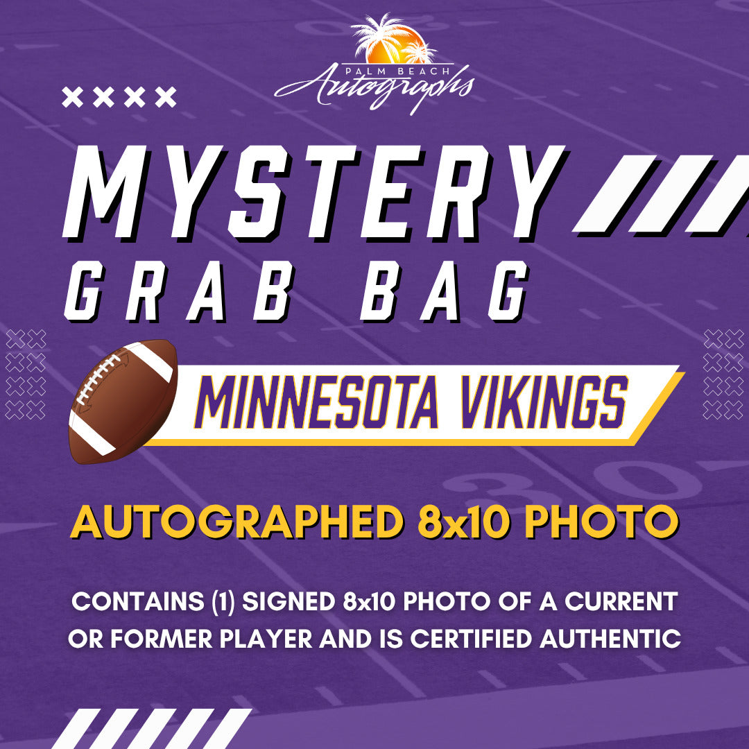 Mystery Grab Bag - Minnesota Vikings NFL 8x10 Autographed Photo