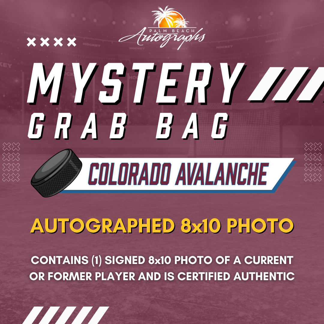 Mystery Grab Bag - Colorado Avalanche Player Autographed 8x10 Photo