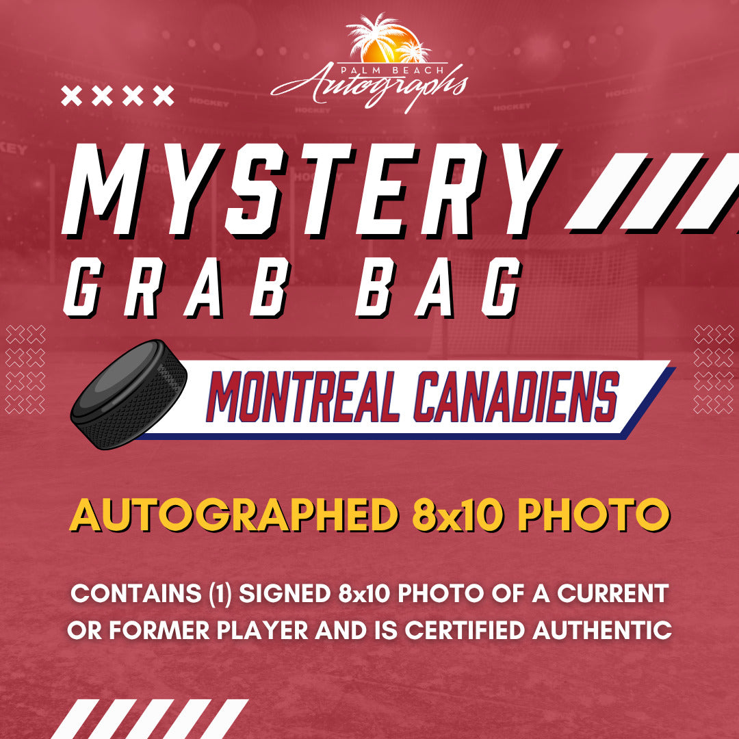 Mystery Grab Bag - Montreal Canadiens Player Autographed 8x10 Photo