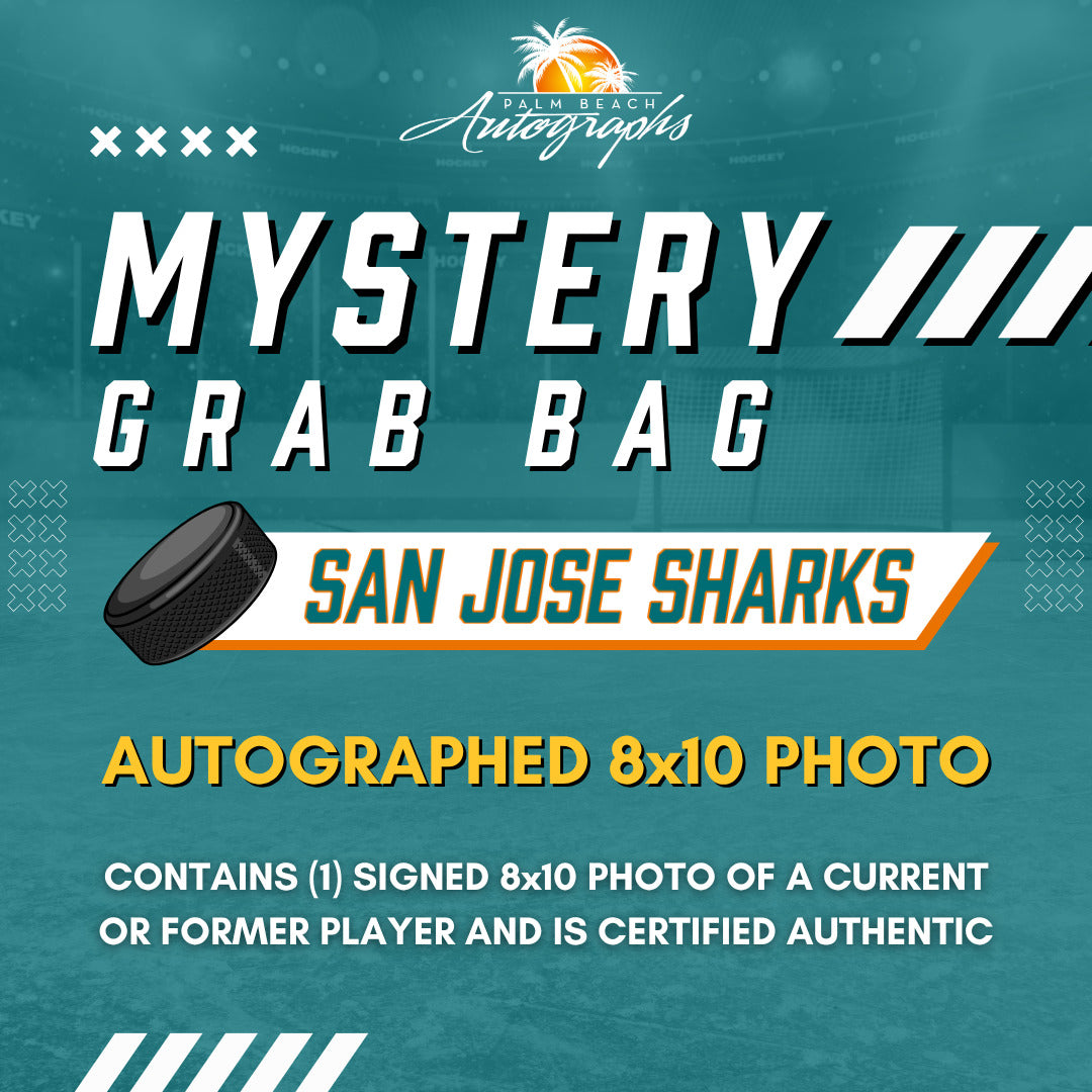 Mystery Grab Bag - San Jose Sharks Player Autographed 8x10 Photo