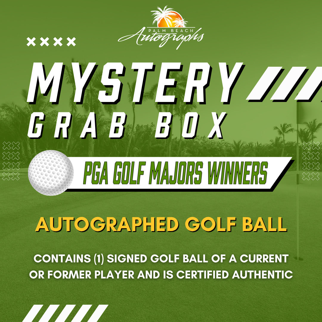Mystery Grab Box - PGA Major Winner Autographed Golf Ball