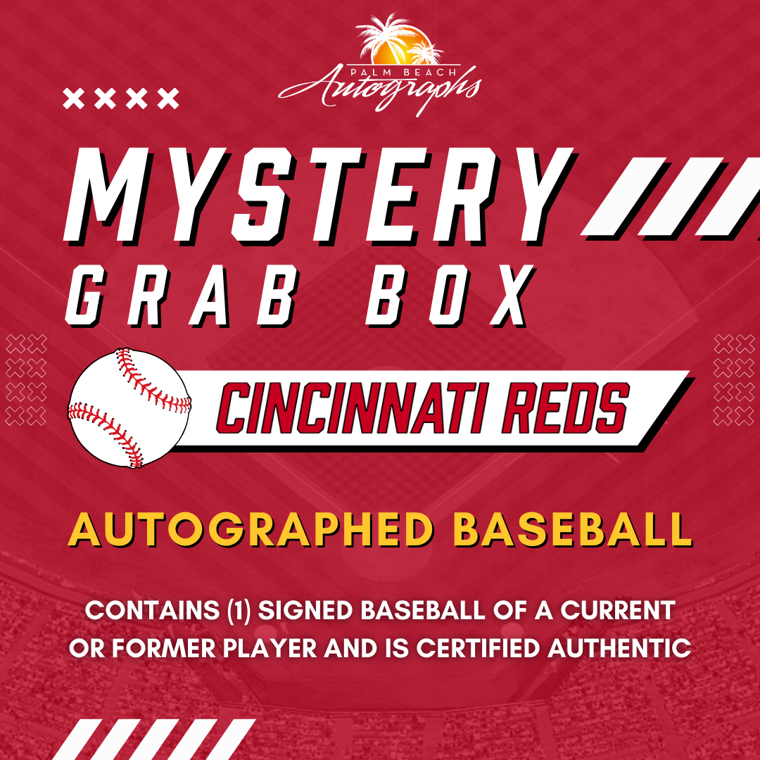 Mystery Grab Box - Cincinnati Reds MLB Autographed Baseball - Mystery