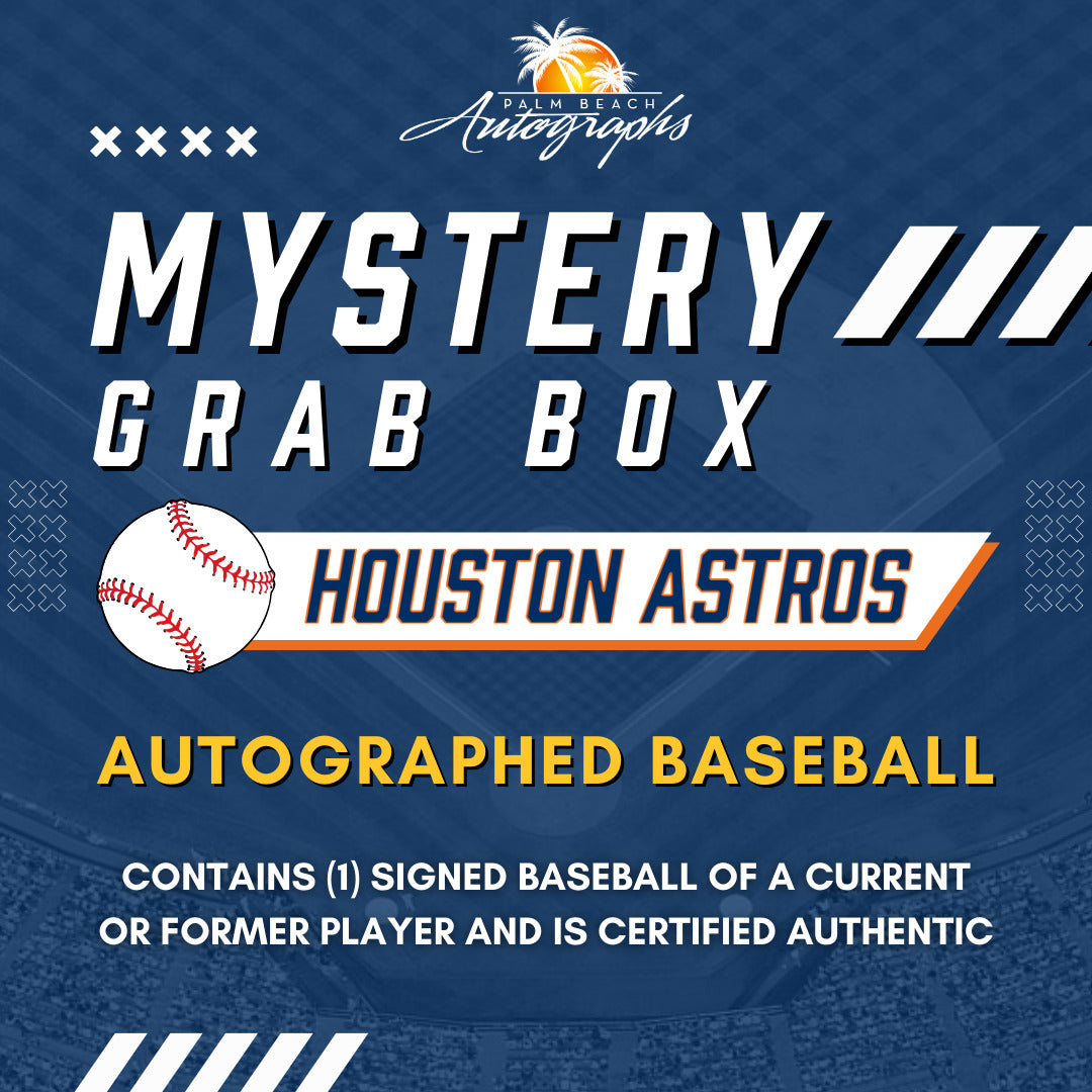 Mystery Grab Box - Houston Astros MLB Autographed Baseball - Mystery