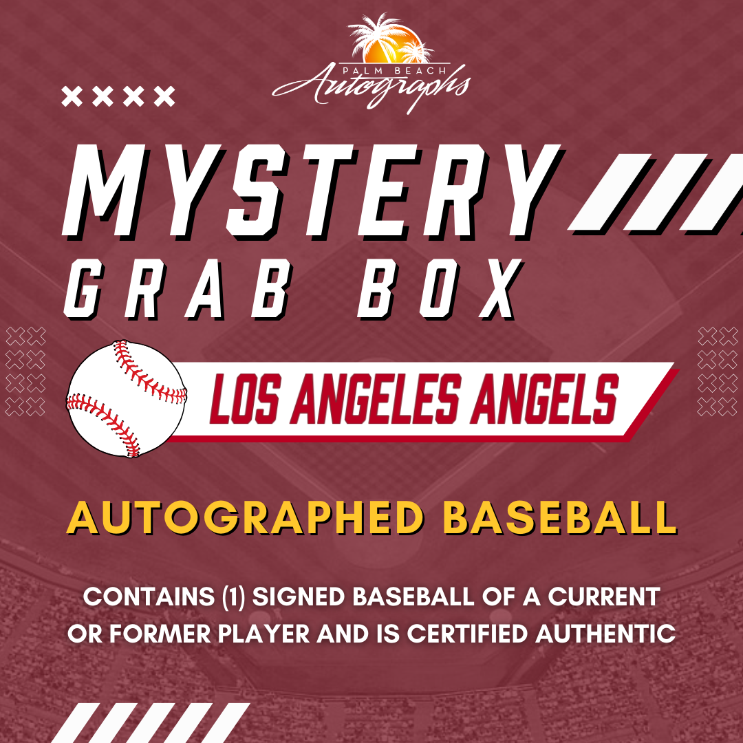 Mystery Grab Box - Los Angeles Angels MLB Autographed Baseball - Mystery