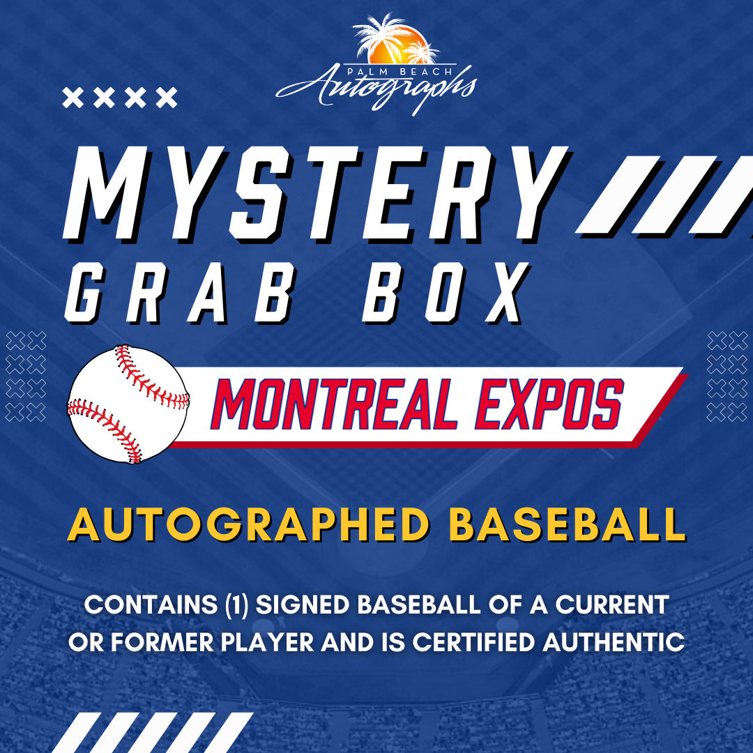 Mystery Grab Box - Montreal Expos MLB Baseball Autographed Ball