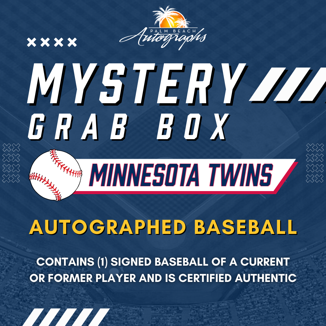 Mystery Grab Box - Minnesota Twins MLB Autographed Baseball - Mystery