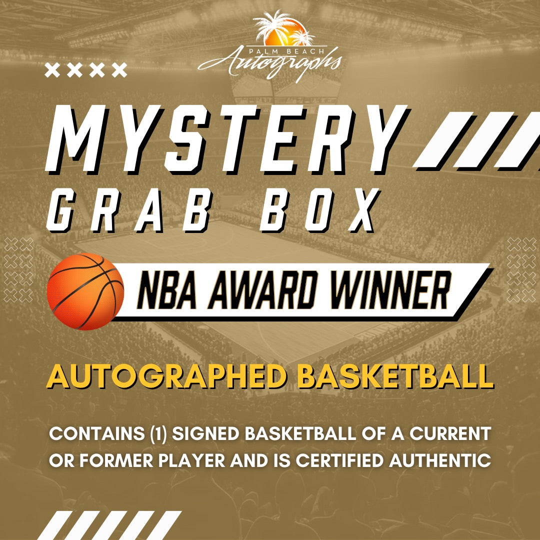 Mystery Grab Box - NBA Basketball Autographed Ball - All-Star or Other Major Awards Only
